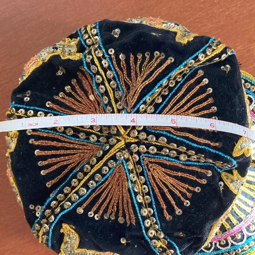 Authentic Burmese Kalaga Elephant Cap